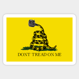 Don't Tread On Me UK Plug Sticker